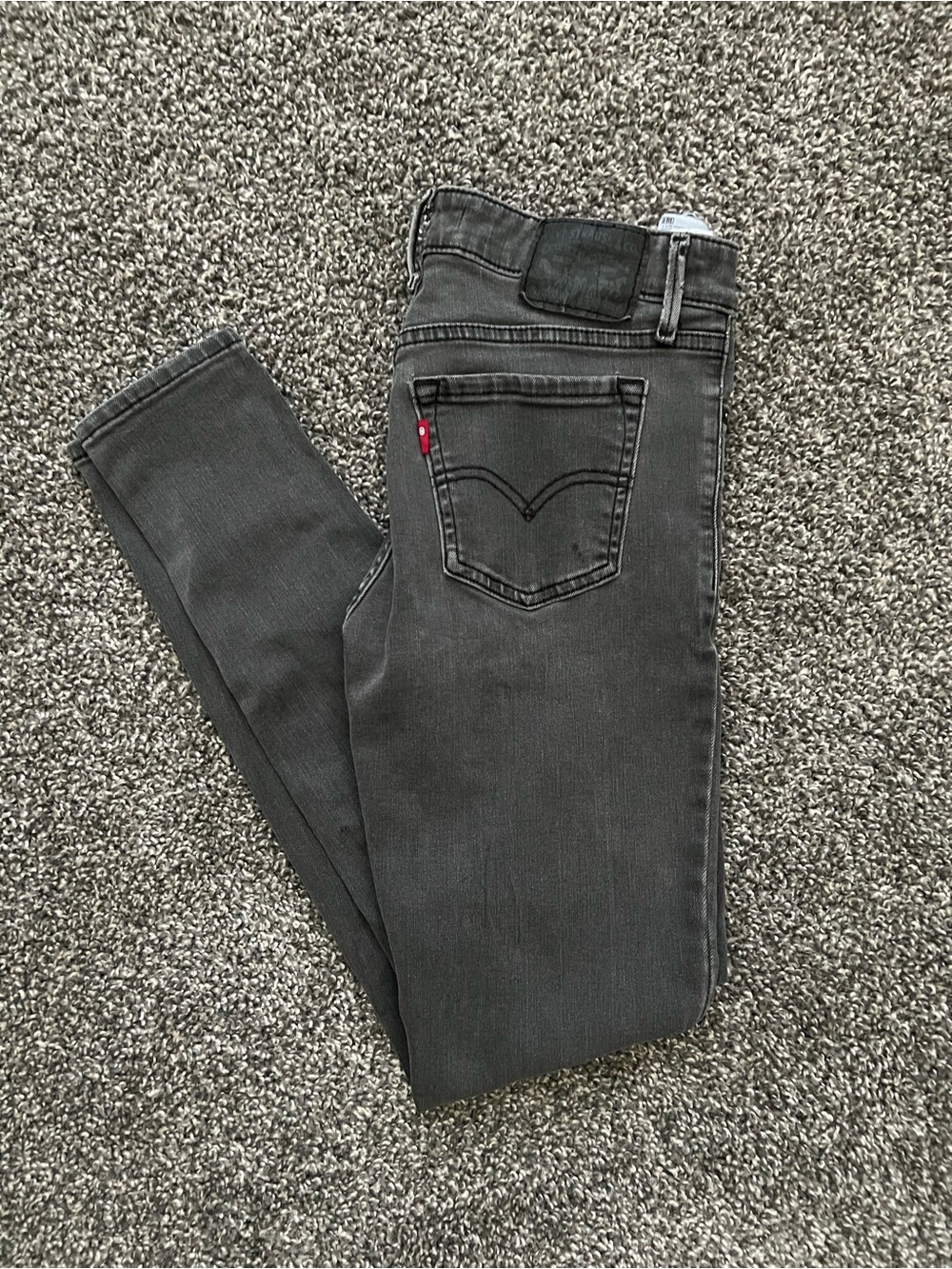 711 Skinny Black Wash Levi Jeans